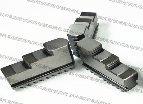 高頻加熱設備對三爪卡盤卡爪的淬火處理 高頻加熱設備對三爪卡盤卡爪的淬火處理